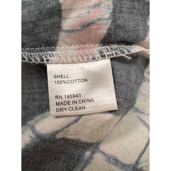 BUSAYO COLLECTIVE Multicolor Abstract Two Tone Button-Up Shirt Size XS - Picture 9 of 9